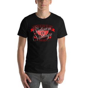 Avenue Outlaw Platinum & Red T-Shirt