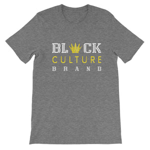 Black Culture Crown white Unisex T-Shirt